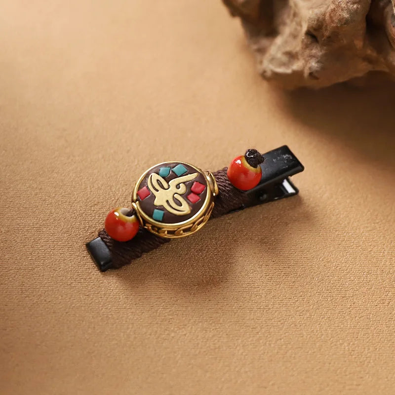 Tibetan style hair clip