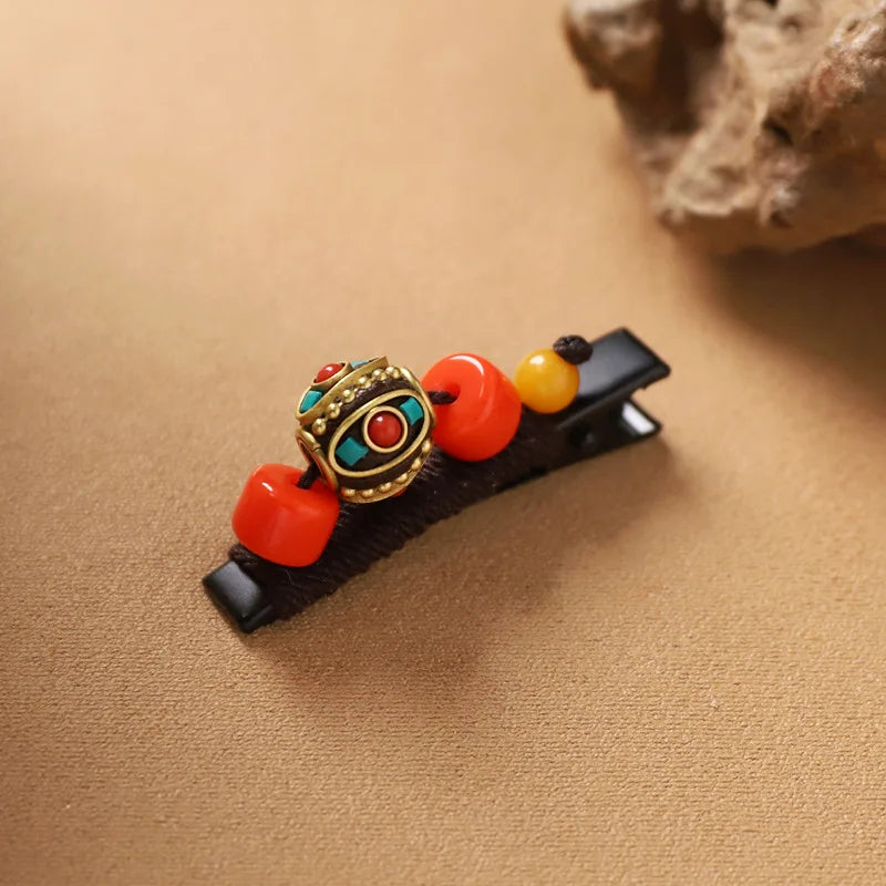 Tibetan style hair clip