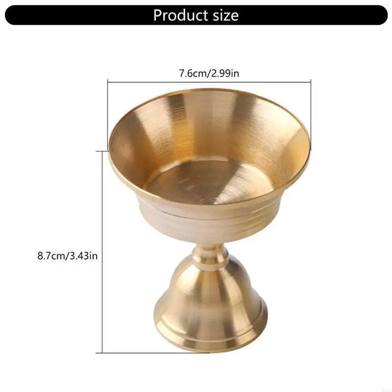Butter lamp holder brass