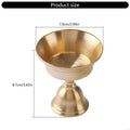 Butter lamp holder brass