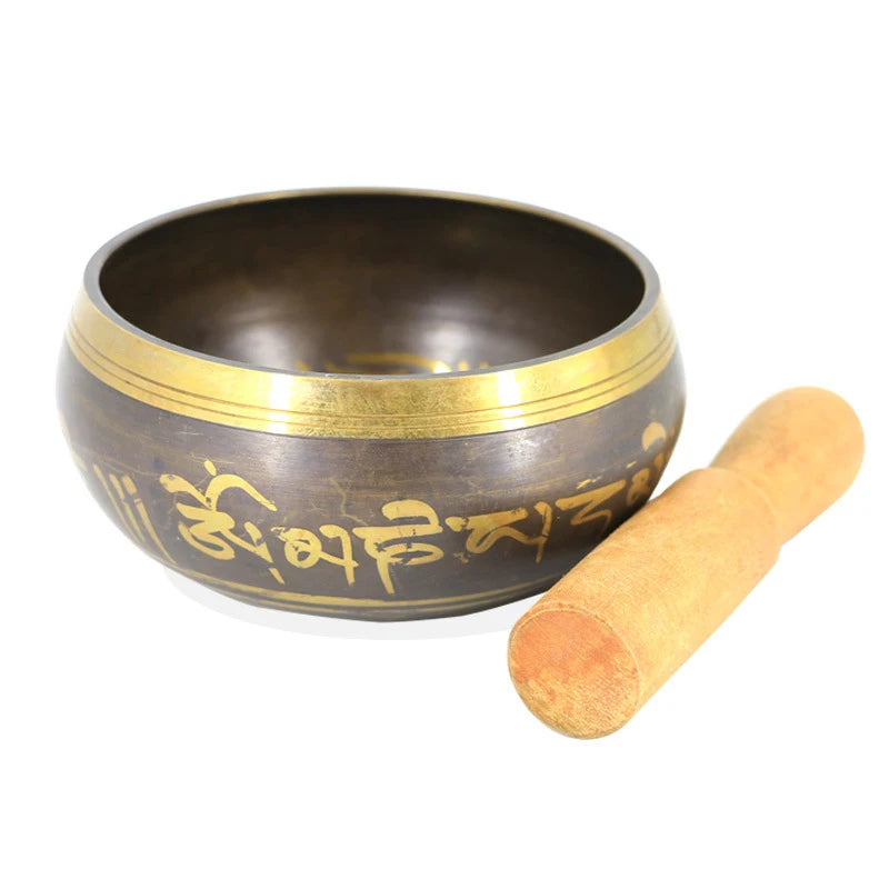 Yoga meditation singing bowl