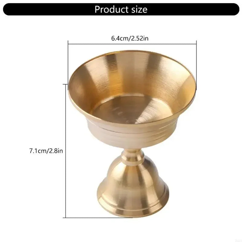 Butter lamp holder brass