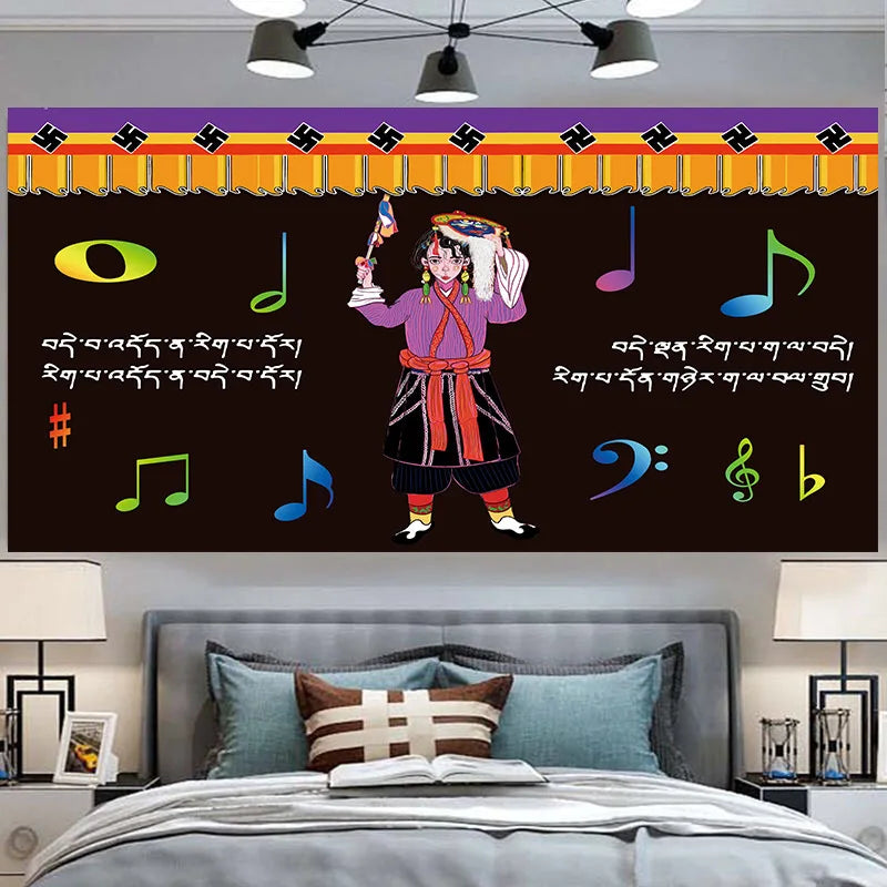 Tibetan culture wall pictures for living room