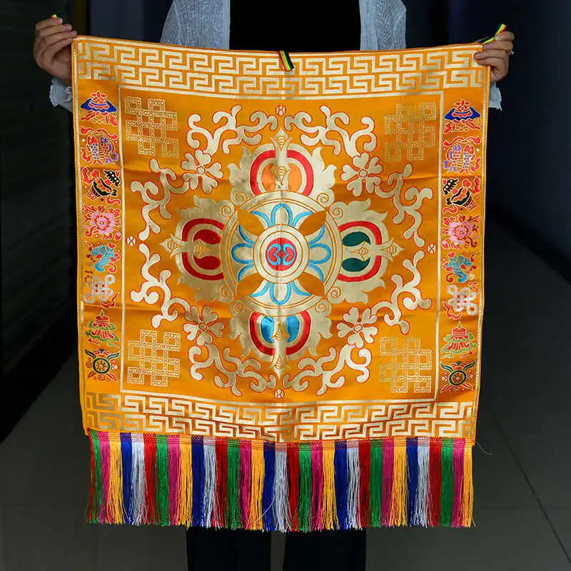 Tibetan embroidery cloth Buddhist hall decoration