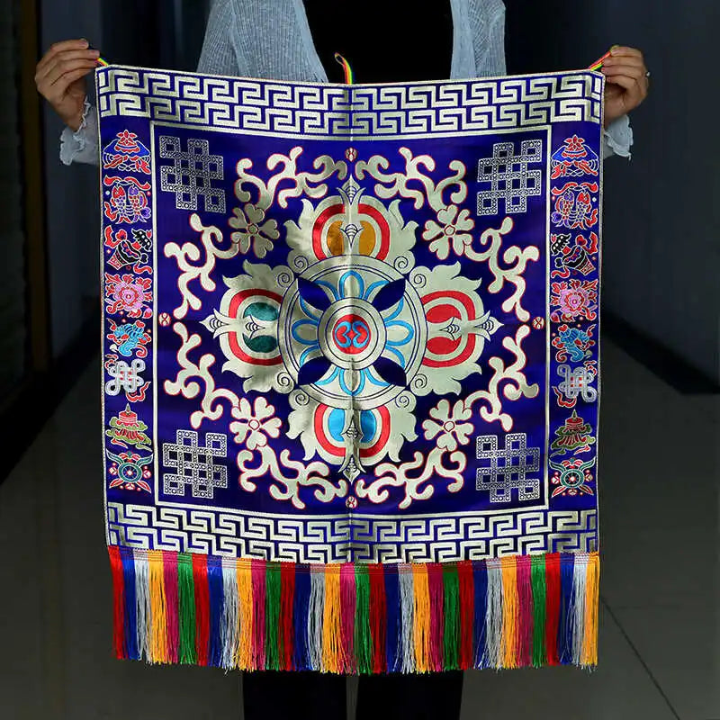 Tibetan embroidery cloth Buddhist hall decoration