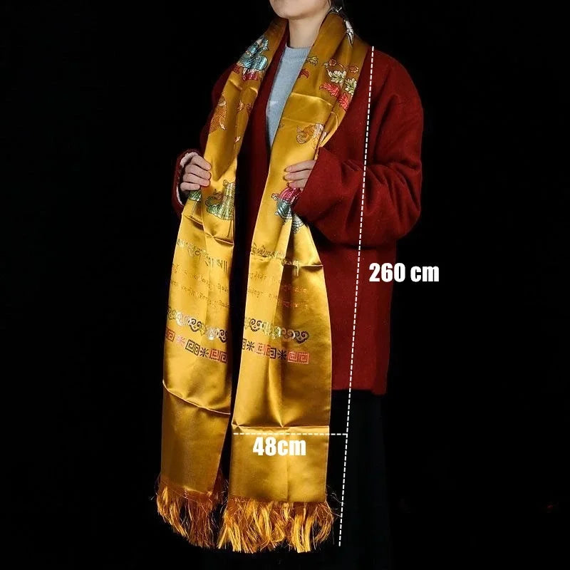 Tibetan auspicious scarf