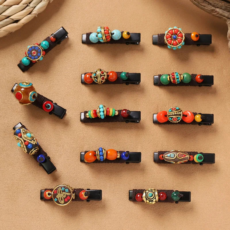 Tibetan style hair clip