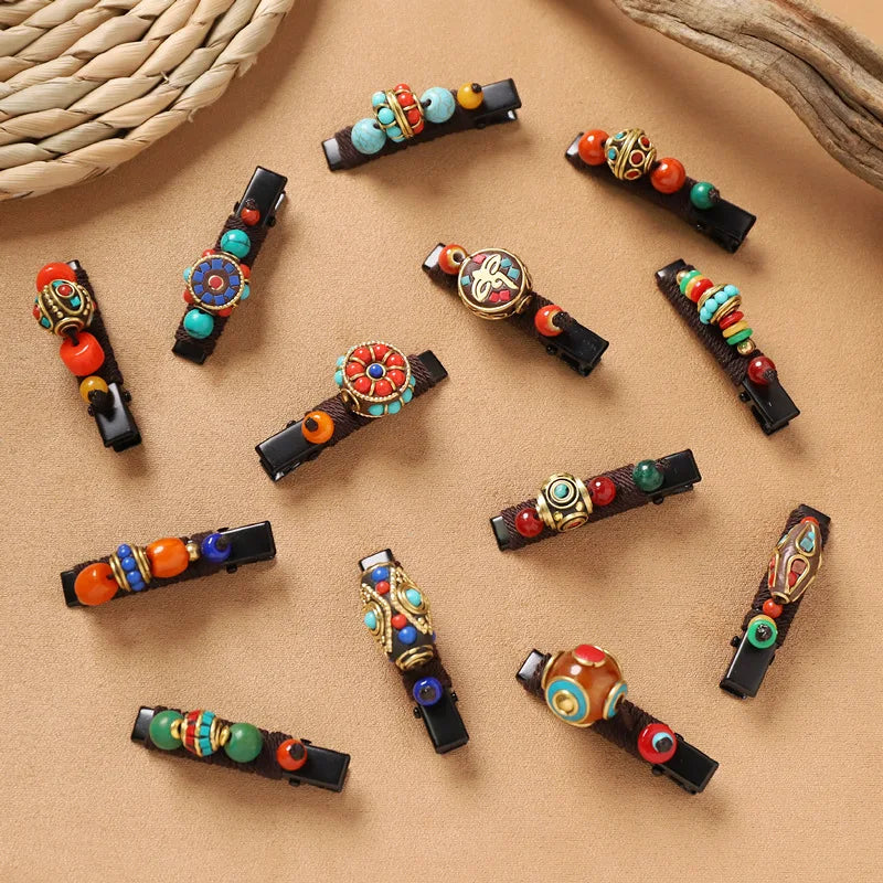 Tibetan style hair clip