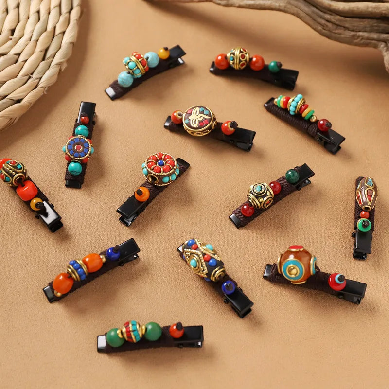 Tibetan style hair clip