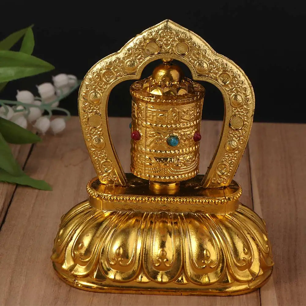 Solar energy Tibetan prayer wheel