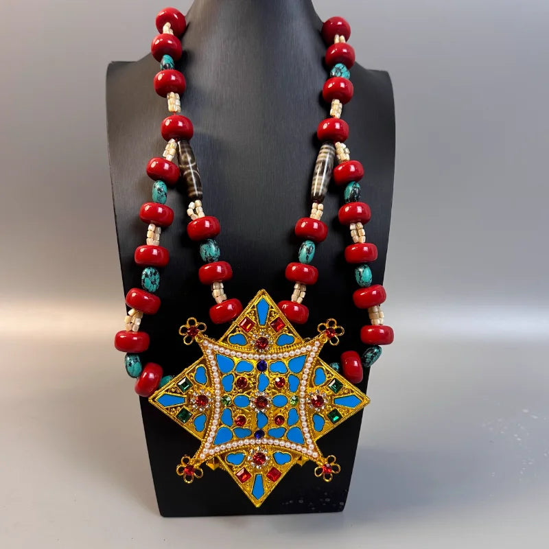 Tibetan Female Gawu Box Necklace