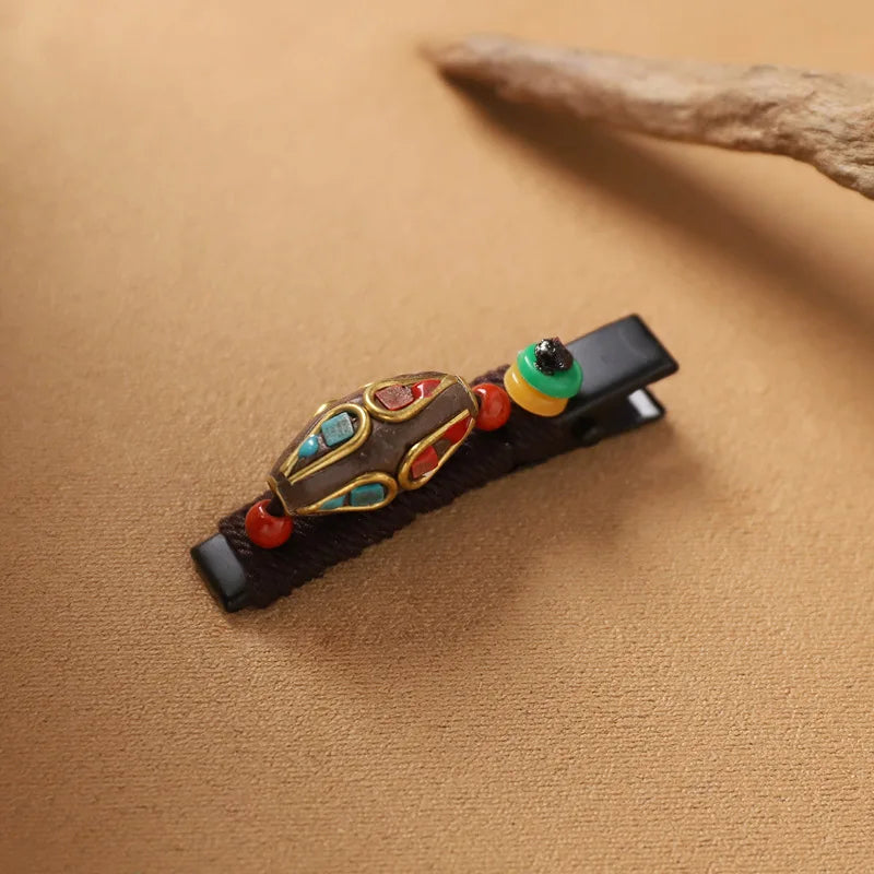 Tibetan style hair clip