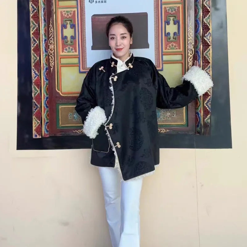 Tibetan women's winter jacket