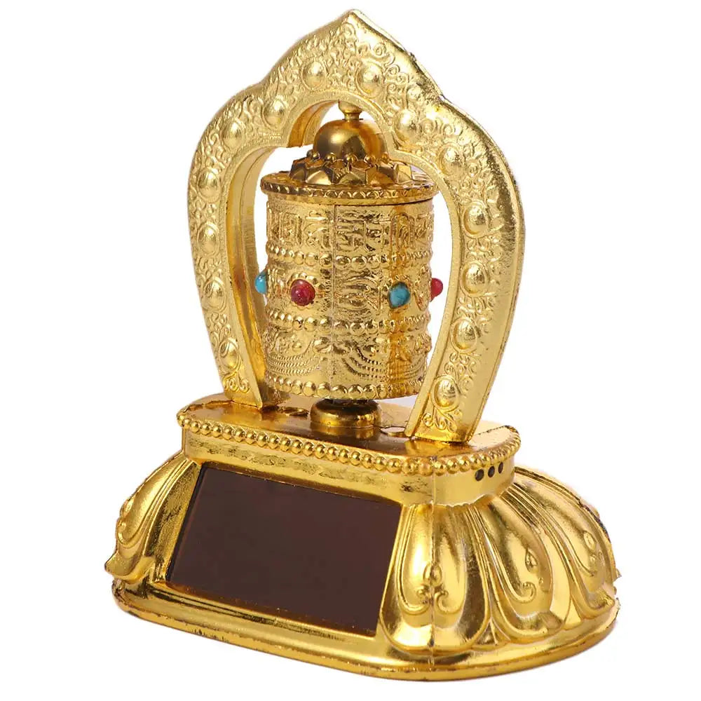 Solar energy Tibetan prayer wheel