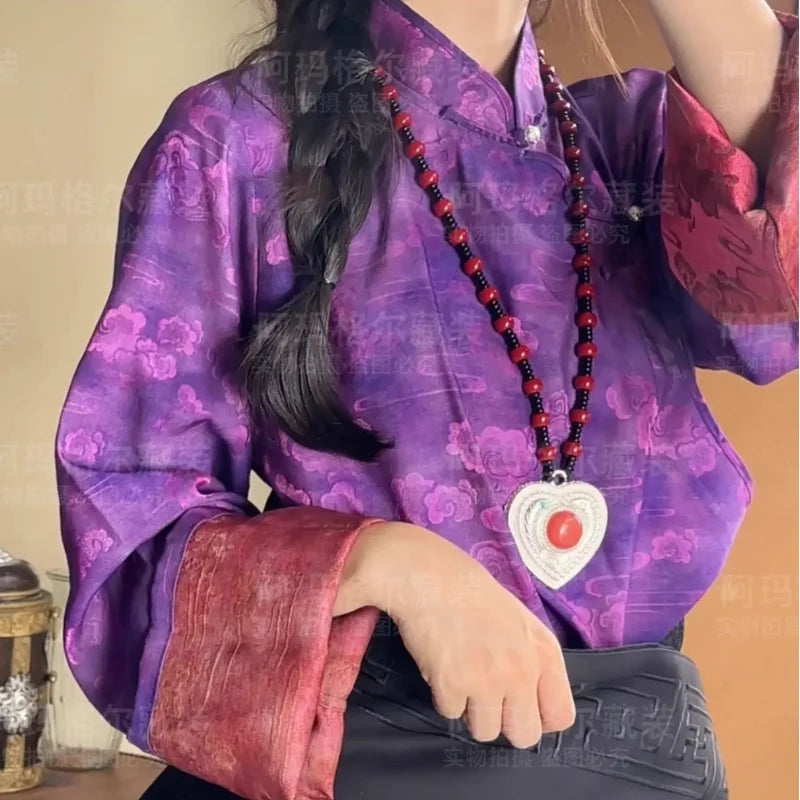 Traditional Women's Stand Collar Clothes