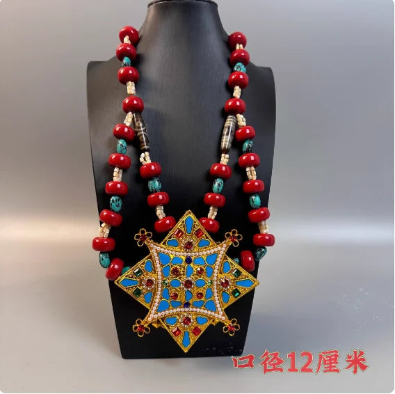 Tibetan Female Gawu Box Necklace