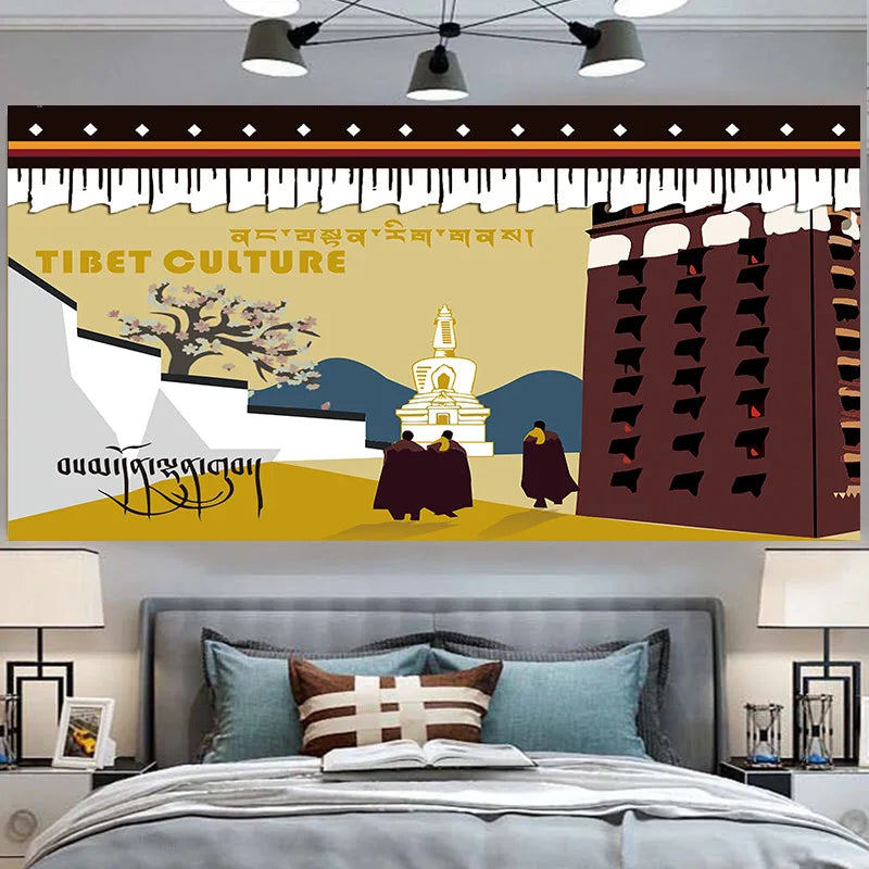 Tibetan culture wall pictures for living room