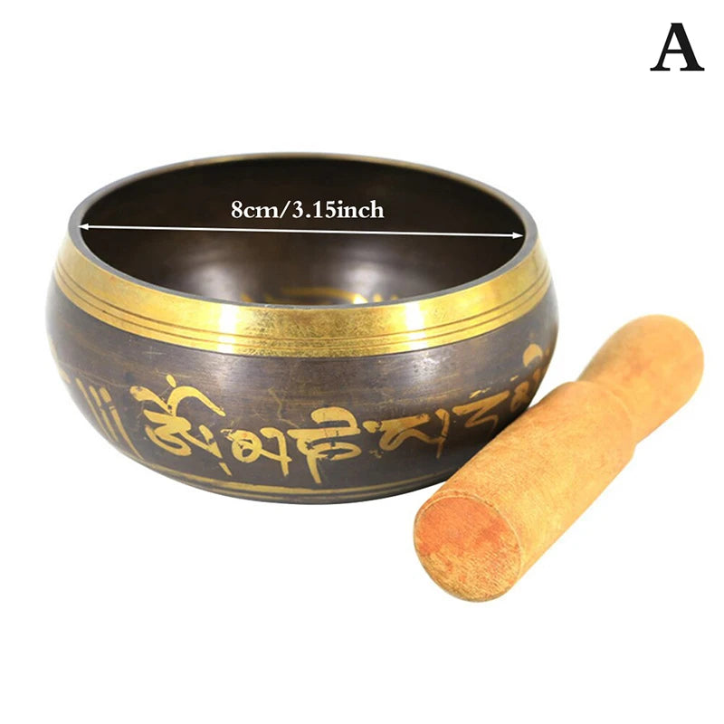Yoga meditation singing bowl