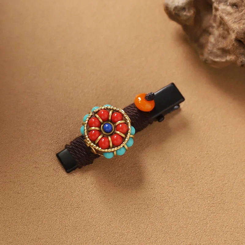 Tibetan style hair clip