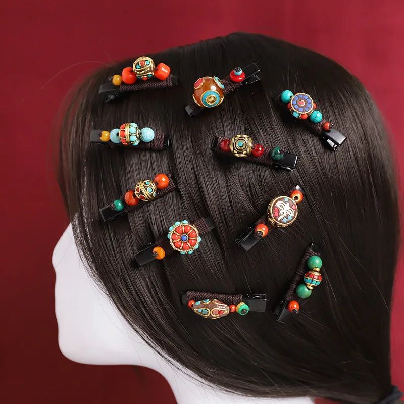 Tibetan style hair clip