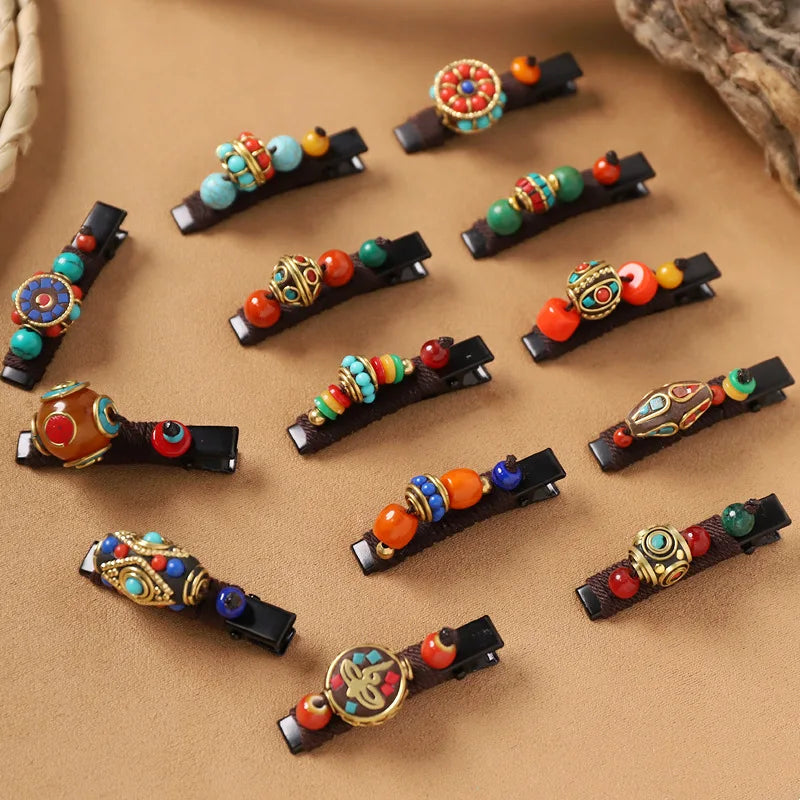 Tibetan style hair clip