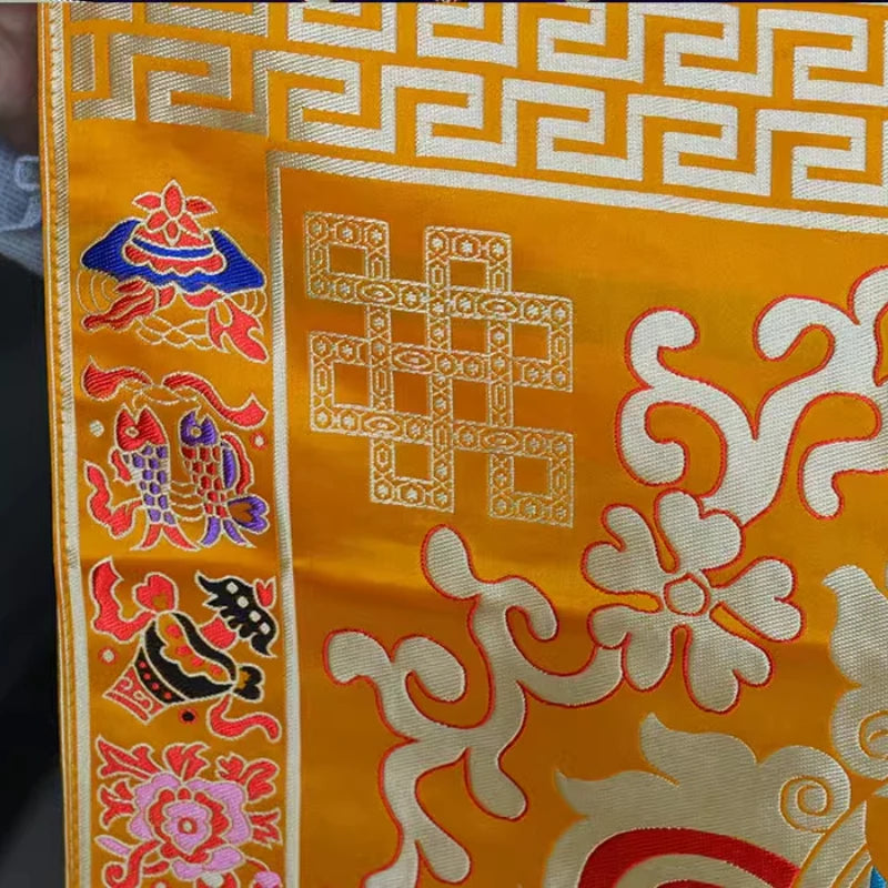 Tibetan embroidery cloth Buddhist hall decoration