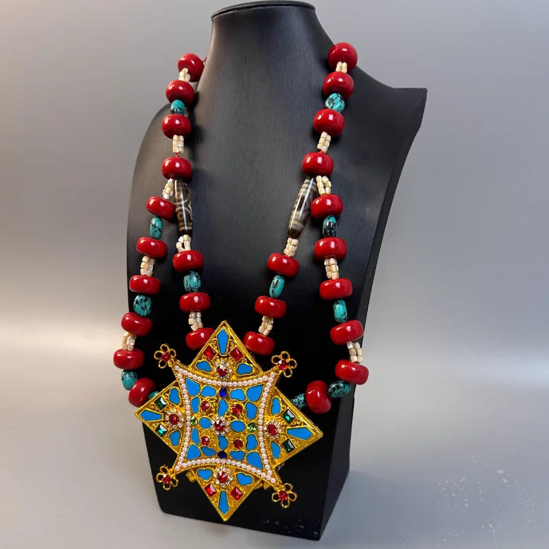 Tibetan Female Gawu Box Necklace