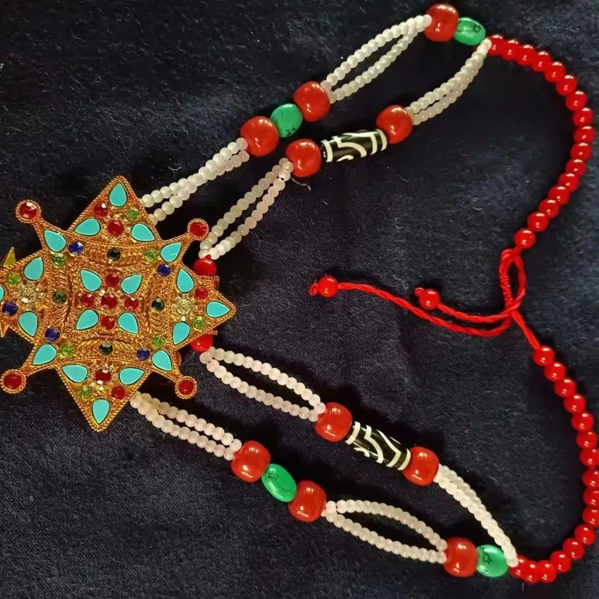 Tibetan Women's  Handmade Necklace
