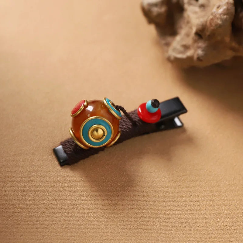 Tibetan style hair clip