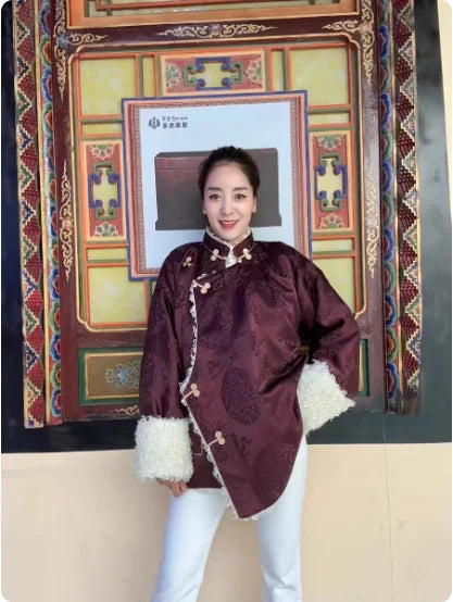 Tibetan women's winter jacket