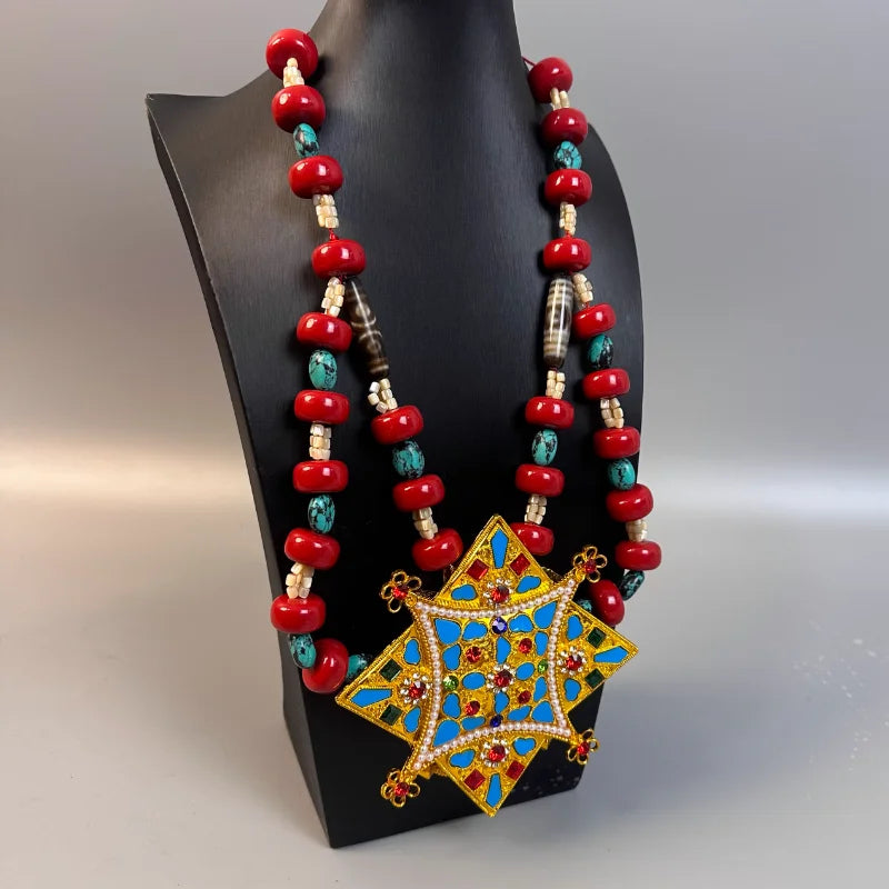 Tibetan Female Gawu Box Necklace