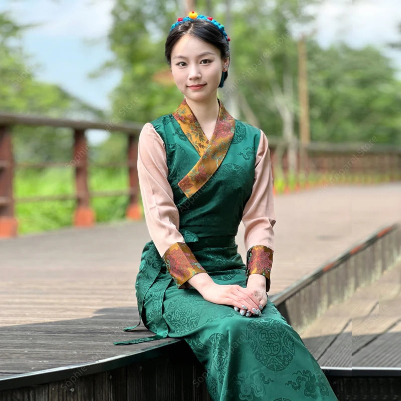 Tibetan style dress for women