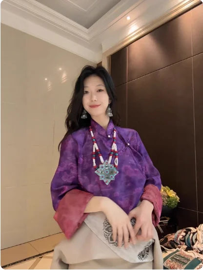 Traditional Women's Stand Collar Clothes