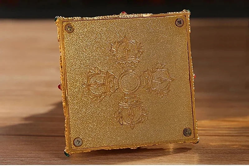 Golden Tibetan stupa auspicious