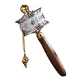 Tibetan prayer wheel wooden handle